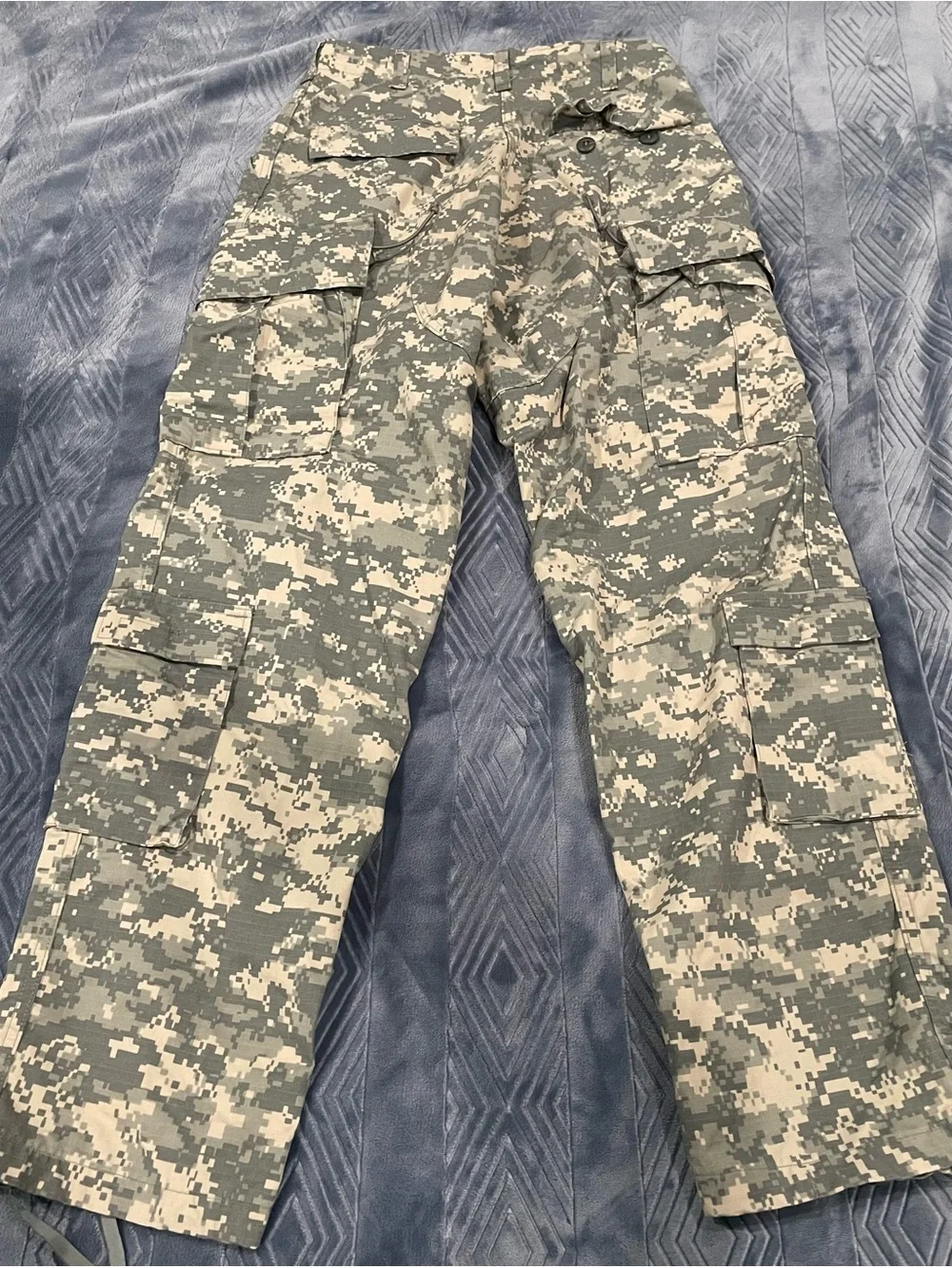 Men's Digital Camo Cargo Pants - Olive/Beige